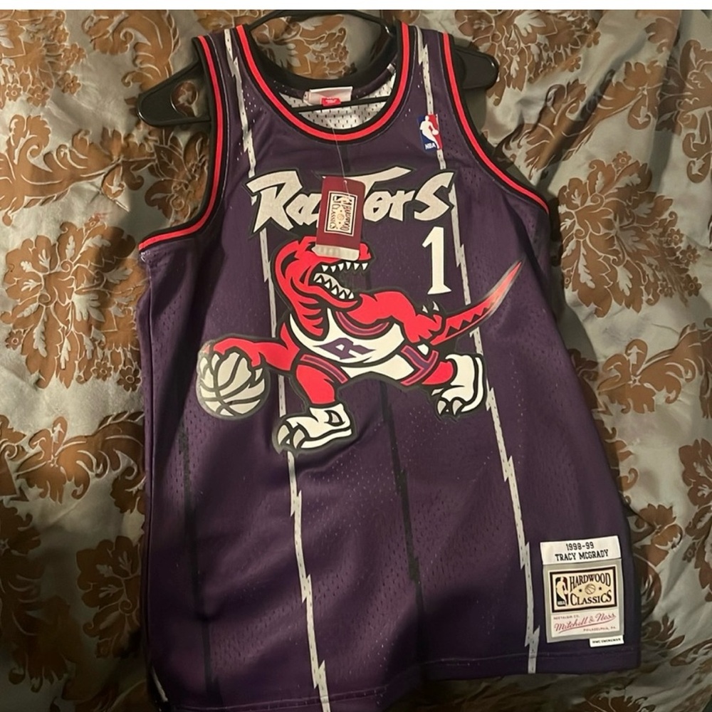 Brand New With Tags Tracy McGrady Toronto Raptors Jersey M